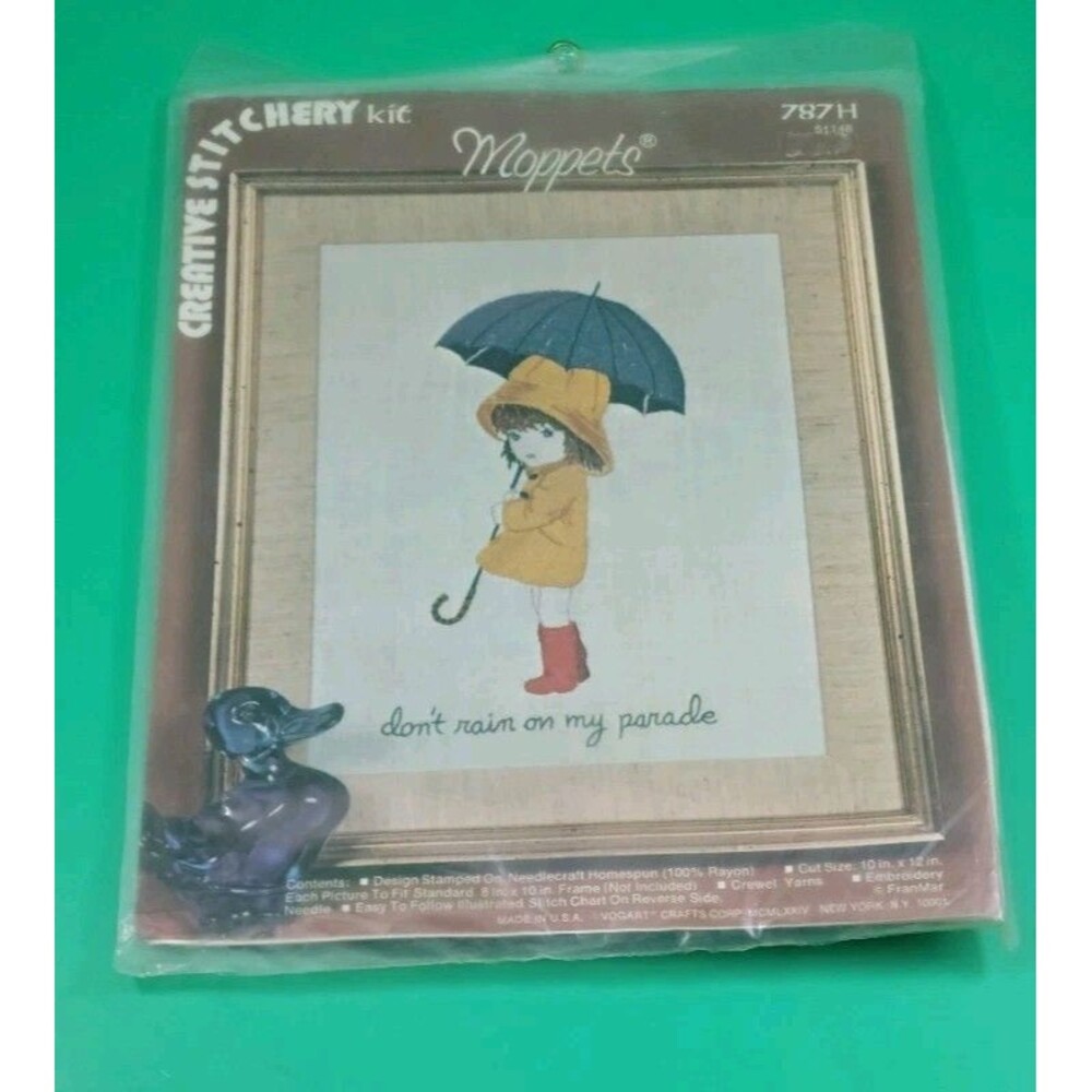 Creative Stitchery Kit: MOPPETS  "don't rain on my parade"  #787H 51148